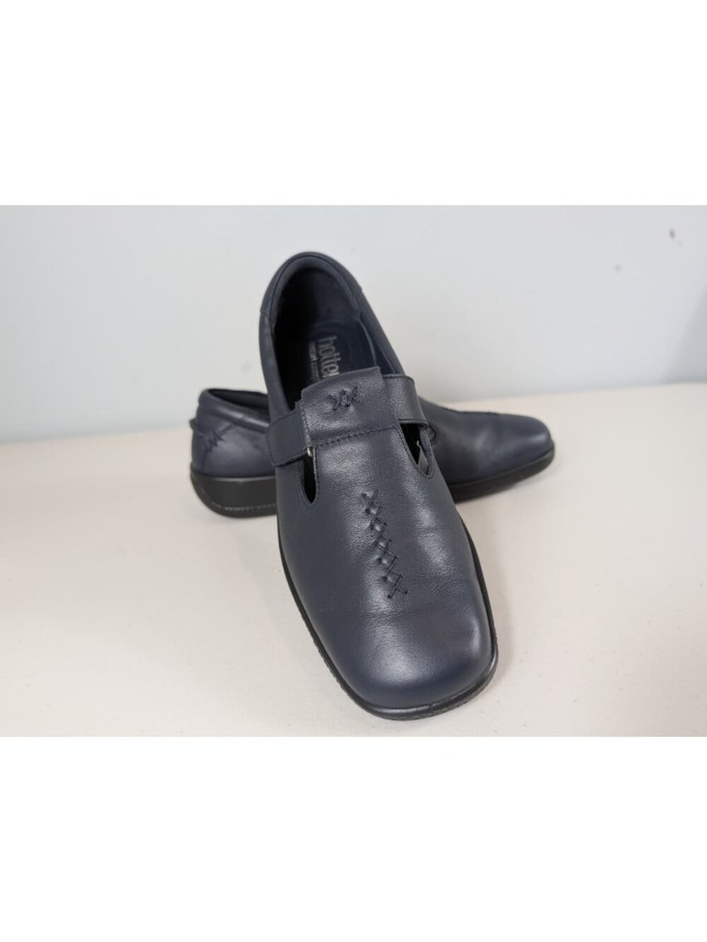 Hotter Comfort concept women's sunset black leather shoes size 9.5